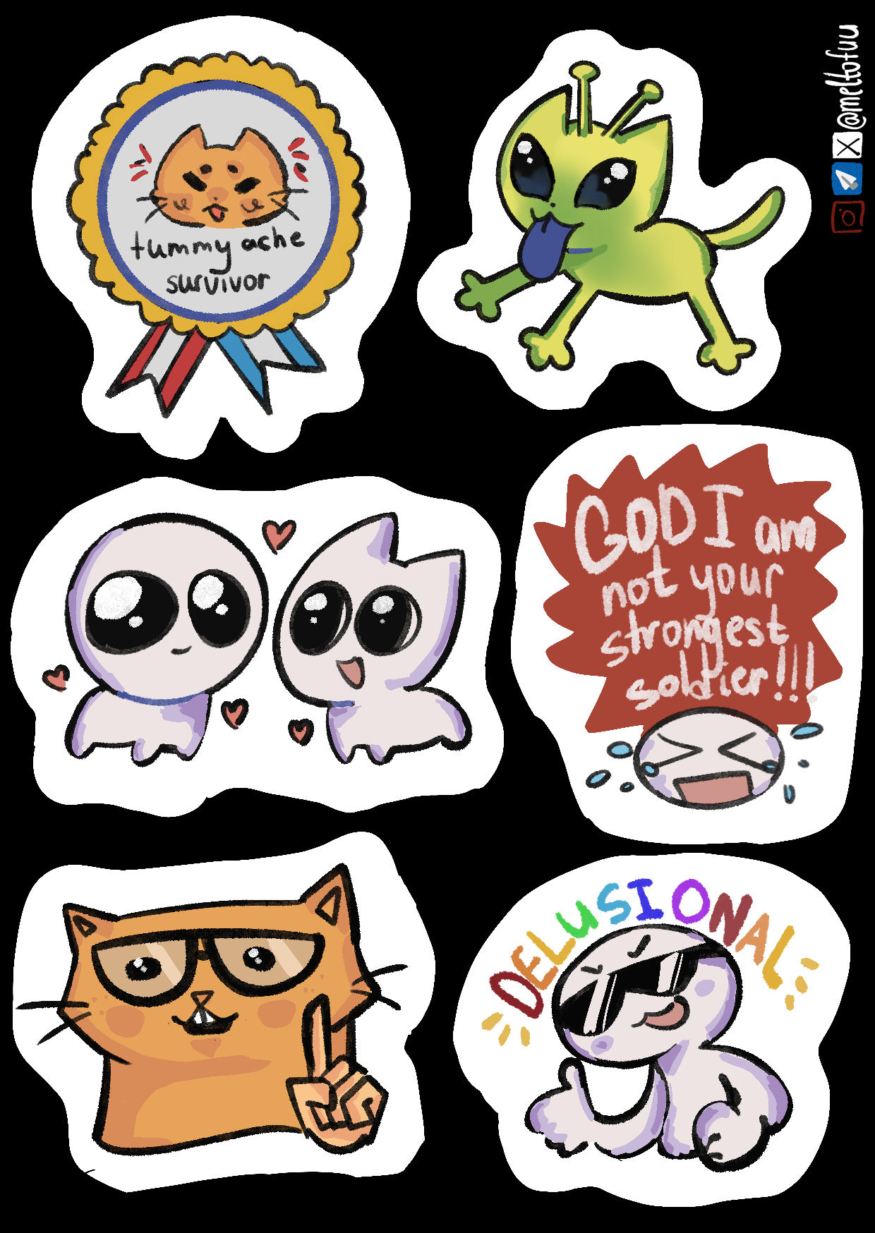 sticker sheet name